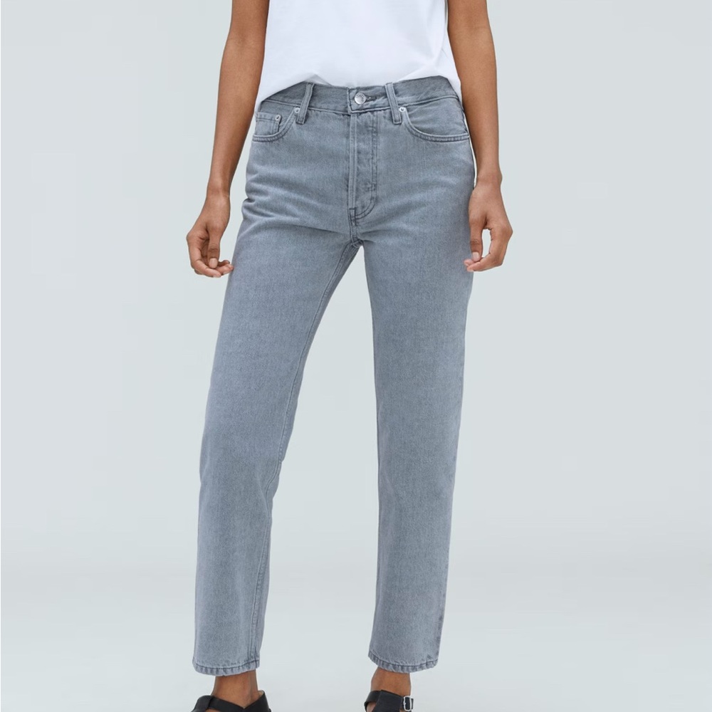 Everlane | The Rigid Slouch Jean | vintage grey